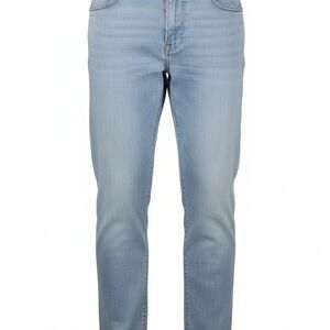 Abercrombie & Fitch Women's Straight Leg Jeans in Light Blue
